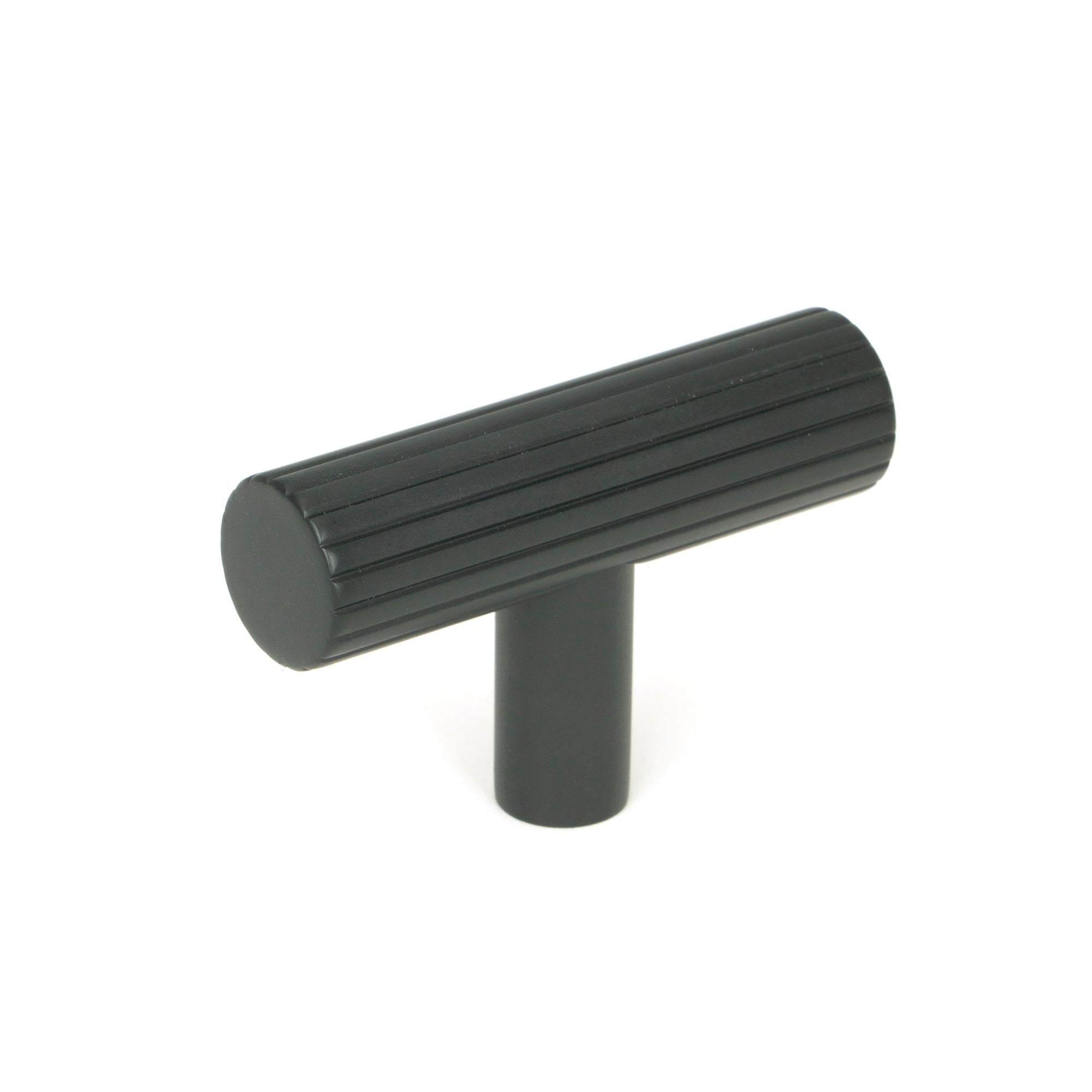Matt Black Judd T-Bar | From The Anvil-Cabinet Knobs-Yester Home