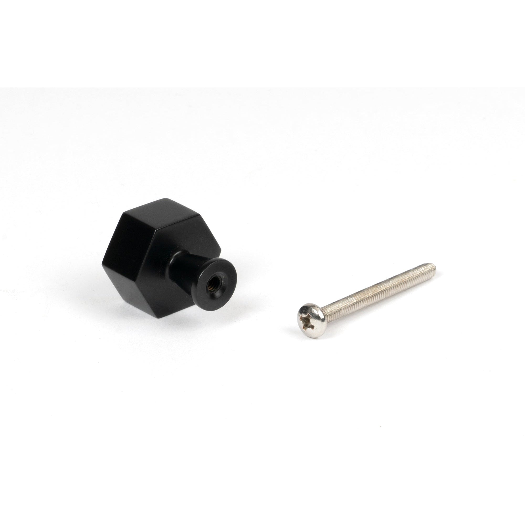 Matt Black Kahlo Cabinet Knob - 25mm | From The Anvil-Cabinet Knobs-Yester Home