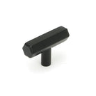Matt Black Kahlo T-Bar | From The Anvil-Cabinet Knobs-Yester Home