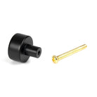 Matt Black Kelso Cabinet Knob - 25mm (No rose) | From The Anvil - Cabinet Knobs - From The Anvil - Yester Home