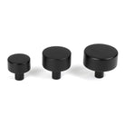 Matt Black Kelso Cabinet Knob - 25mm (No rose) | From The Anvil - Cabinet Knobs - From The Anvil - Yester Home