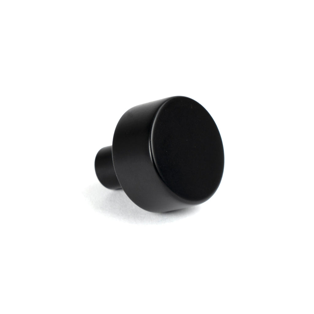 Matt Black Kelso Cabinet Knob - 25mm (No rose) | From The Anvil-Cabinet Knobs-Yester Home