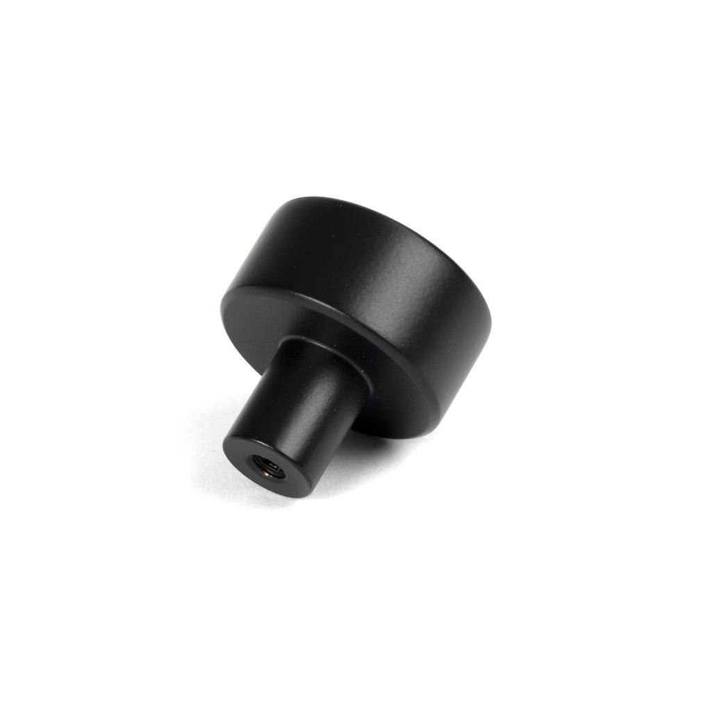 Matt Black Kelso Cabinet Knob - 25mm (No rose) | From The Anvil-Cabinet Knobs-Yester Home