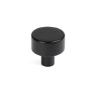 Matt Black Kelso Cabinet Knob - 25mm (No rose) | From The Anvil-Cabinet Knobs-Yester Home