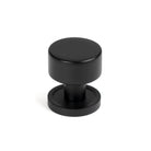 Matt Black Kelso Cabinet Knob - 25mm (Plain) | From The Anvil-Cabinet Knobs-Yester Home