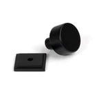 Matt Black Kelso Cabinet Knob - 25mm (Square) | From The Anvil - Cabinet Knobs - From The Anvil - Yester Home