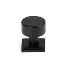 Matt Black Kelso Cabinet Knob - 25mm (Square) | From The Anvil-Cabinet Knobs-Yester Home