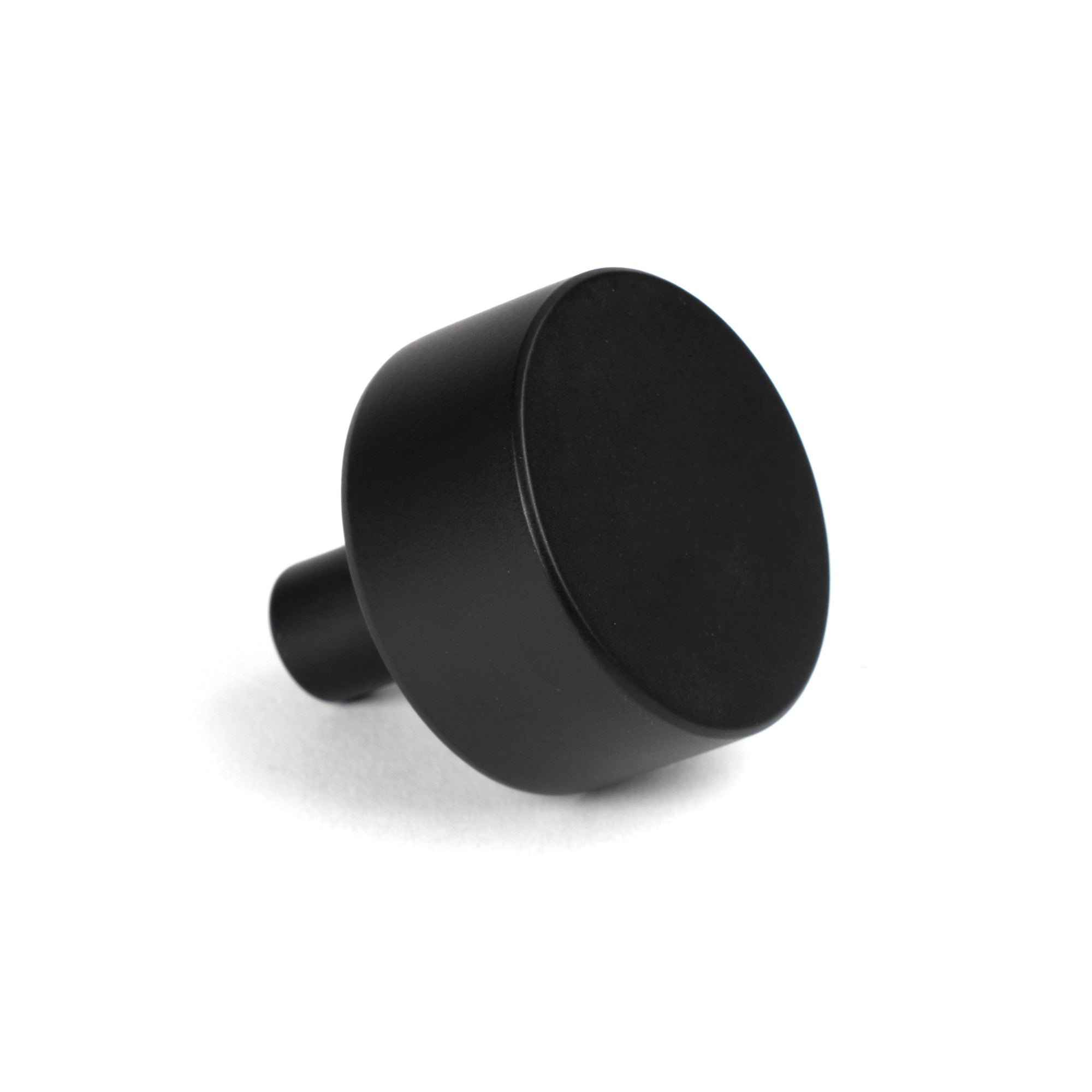 Matt Black Kelso Cabinet Knob - 32mm (No rose) | From The Anvil-Cabinet Knobs-Yester Home