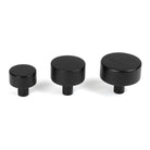 Matt Black Kelso Cabinet Knob - 32mm (No rose) | From The Anvil-Cabinet Knobs-Yester Home