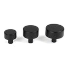 Matt Black Kelso Cabinet Knob - 32mm (No rose) | From The Anvil-Cabinet Knobs-Yester Home
