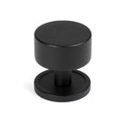 Matt Black Kelso Cabinet Knob - 32mm (Plain) | From The Anvil-Cabinet Knobs-Yester Home