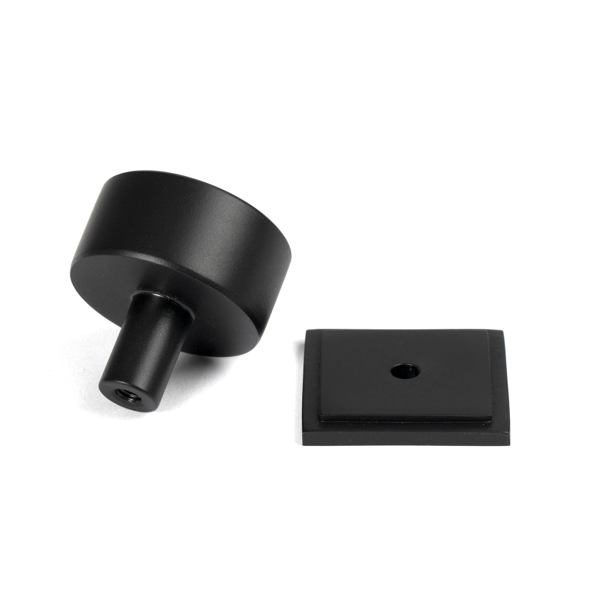 Matt Black Kelso Cabinet Knob - 32mm (Square) | From The Anvil - Cabinet Knobs - From The Anvil - Yester Home