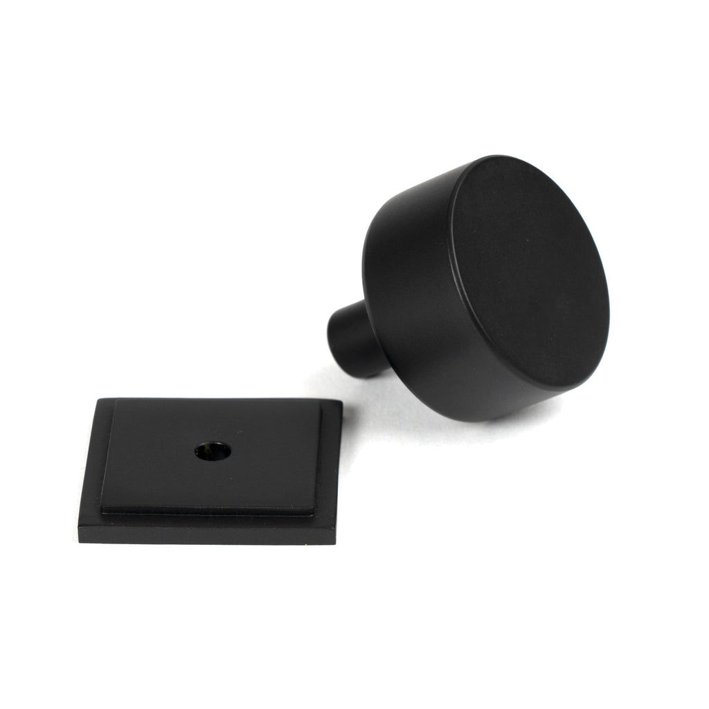 Matt Black Kelso Cabinet Knob - 32mm (Square) | From The Anvil-Cabinet Knobs-Yester Home