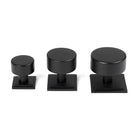 Matt Black Kelso Cabinet Knob - 32mm (Square) | From The Anvil-Cabinet Knobs-Yester Home