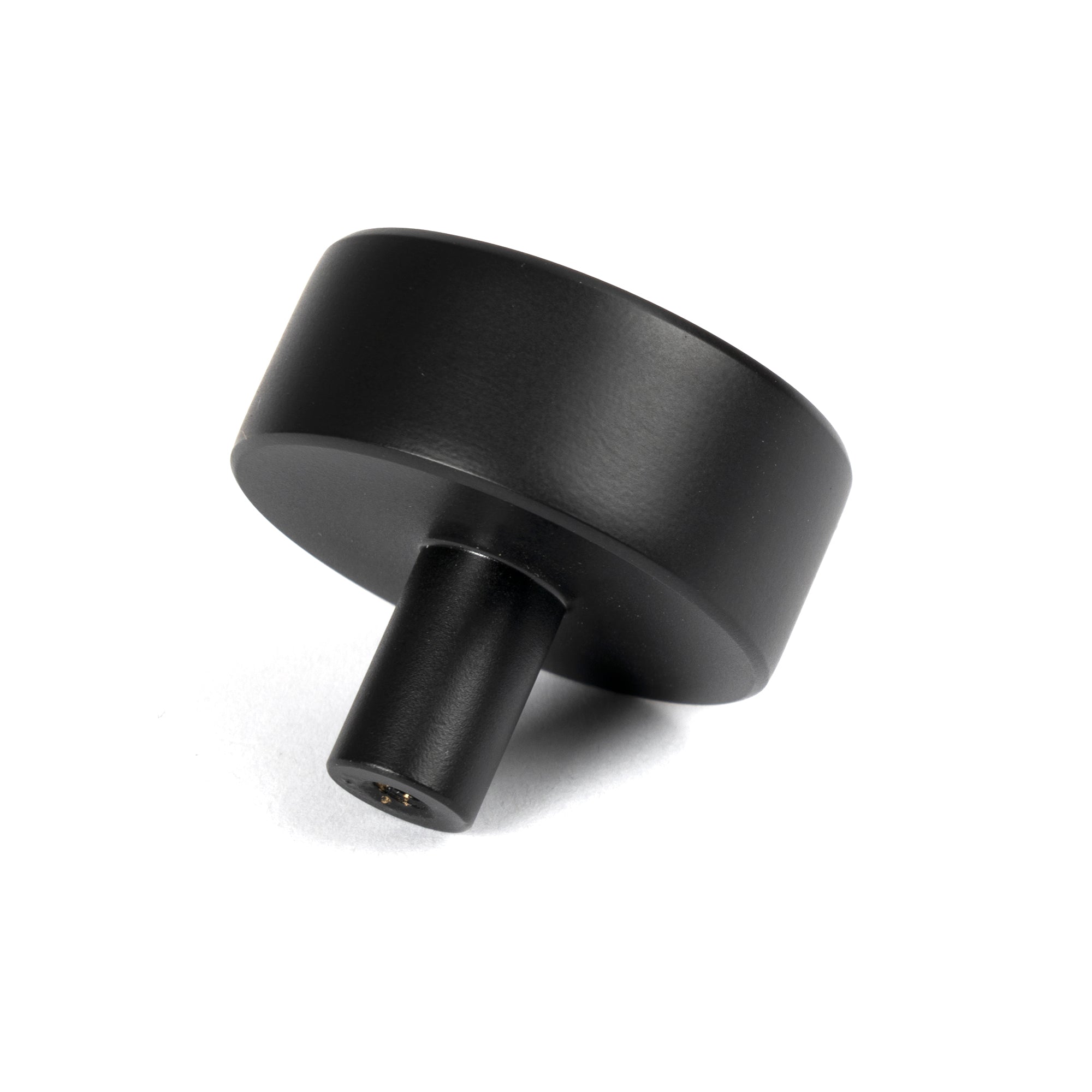 Matt Black Kelso Cabinet Knob - 38mm (No rose) | From The Anvil - Cabinet Knobs - From The Anvil - Yester Home