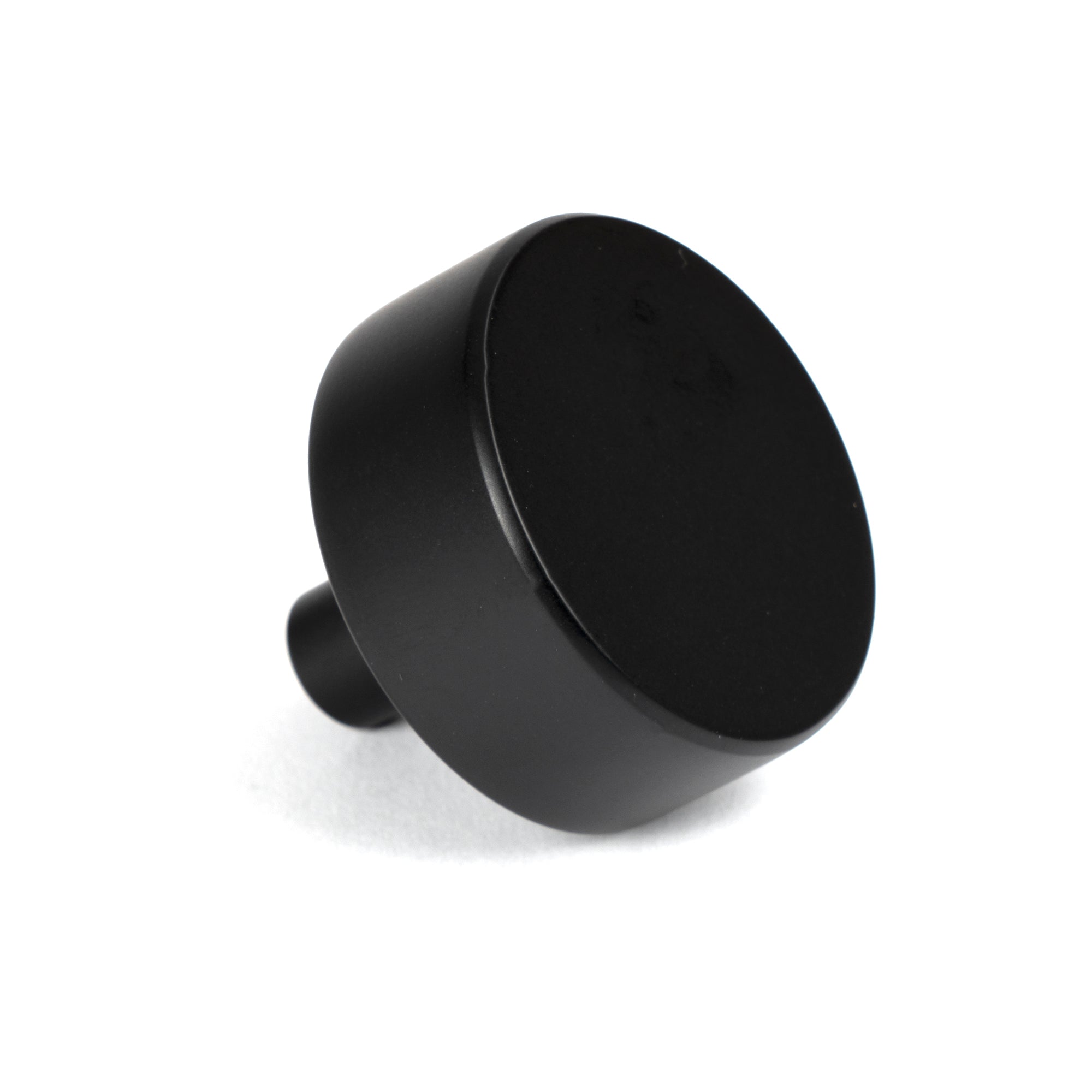 Matt Black Kelso Cabinet Knob - 38mm (No rose) | From The Anvil-Cabinet Knobs-Yester Home