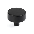 Matt Black Kelso Cabinet Knob - 38mm (No rose) | From The Anvil-Cabinet Knobs-Yester Home