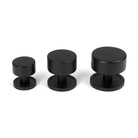 Matt Black Kelso Cabinet Knob - 38mm (Plain) | From The Anvil-Cabinet Knobs-Yester Home