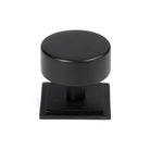 Matt Black Kelso Cabinet Knob - 38mm (Square) | From The Anvil - Cabinet Knobs - From The Anvil - Yester Home