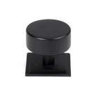 Matt Black Kelso Cabinet Knob - 38mm (Square) | From The Anvil-Cabinet Knobs-Yester Home