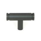 Matt Black Kelso T-Bar | From The Anvil-Cabinet Knobs-Yester Home