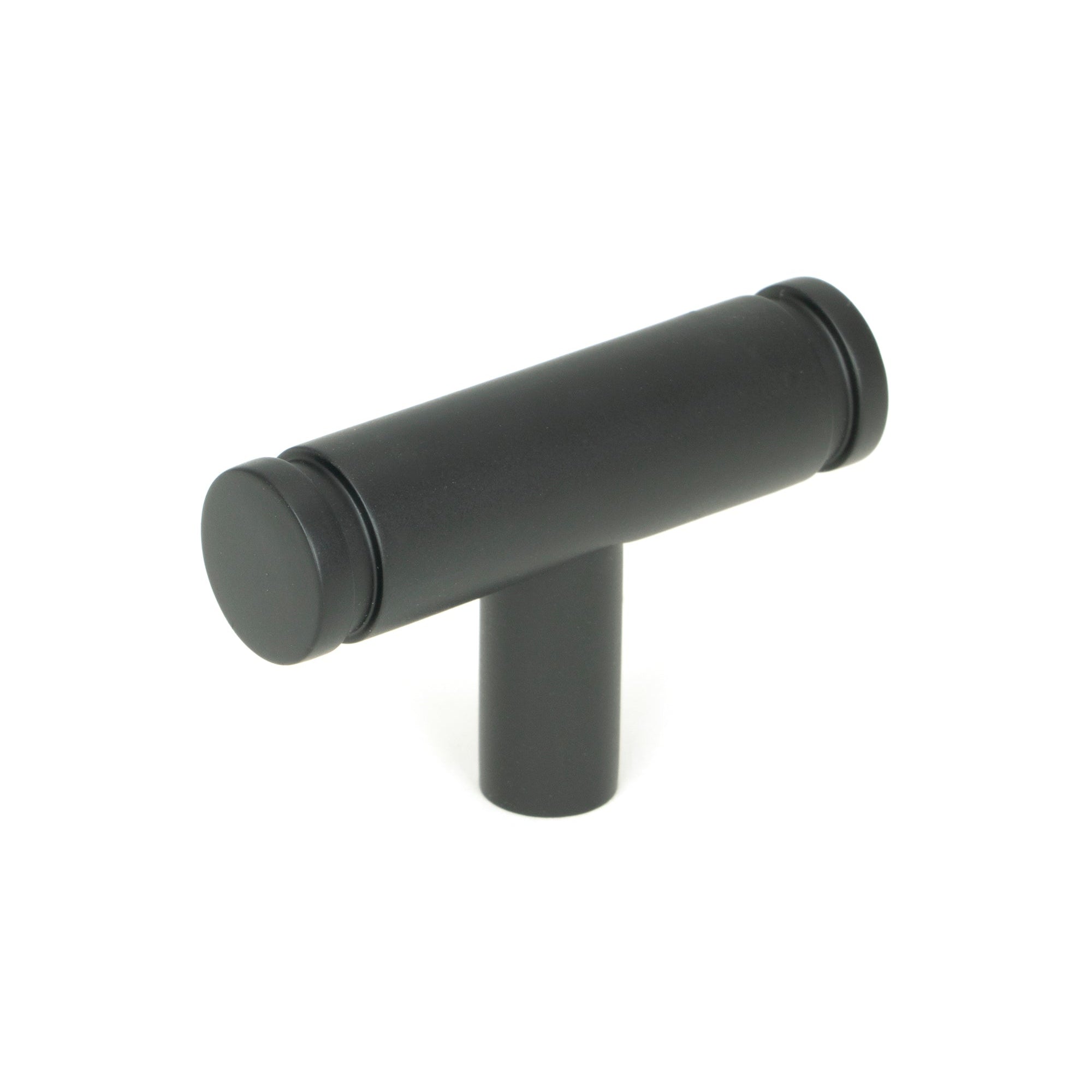 Matt Black Kelso T-Bar | From The Anvil-Cabinet Knobs-Yester Home
