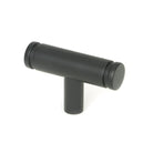 Matt Black Kelso T-Bar | From The Anvil - Cabinet Knobs - From The Anvil - Yester Home