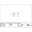 Matt Black Locking Stay Pin (Steel Window) - Stay Pins - From The Anvil - Yester Home