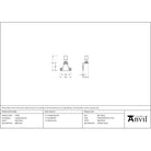 Matt Black Locking Stay Pin (Steel Window) - Stay Pins - From The Anvil - Yester Home