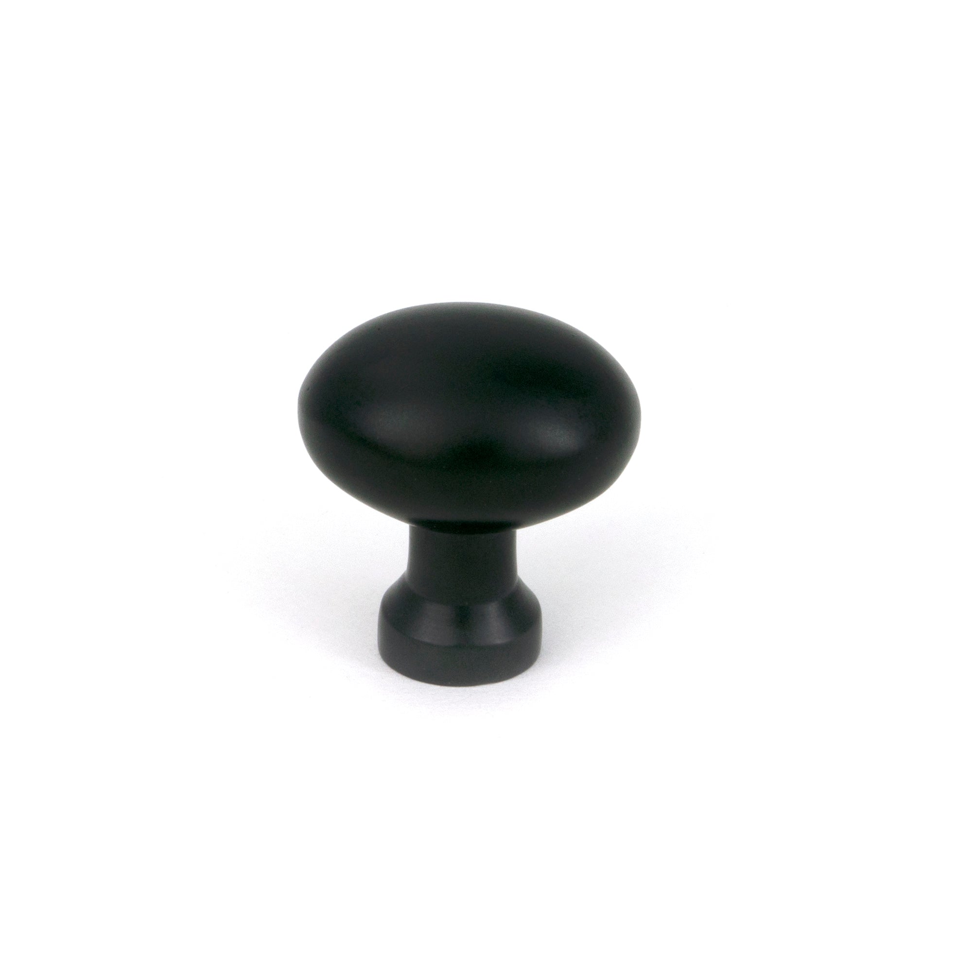 Matt Black Moore Cabinet Knob - 25mm - Cabinet Knobs - From The Anvil - Yester Home