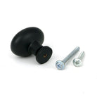 Matt Black Moore Cabinet Knob - 38mm - Cabinet Knobs - From The Anvil - Yester Home
