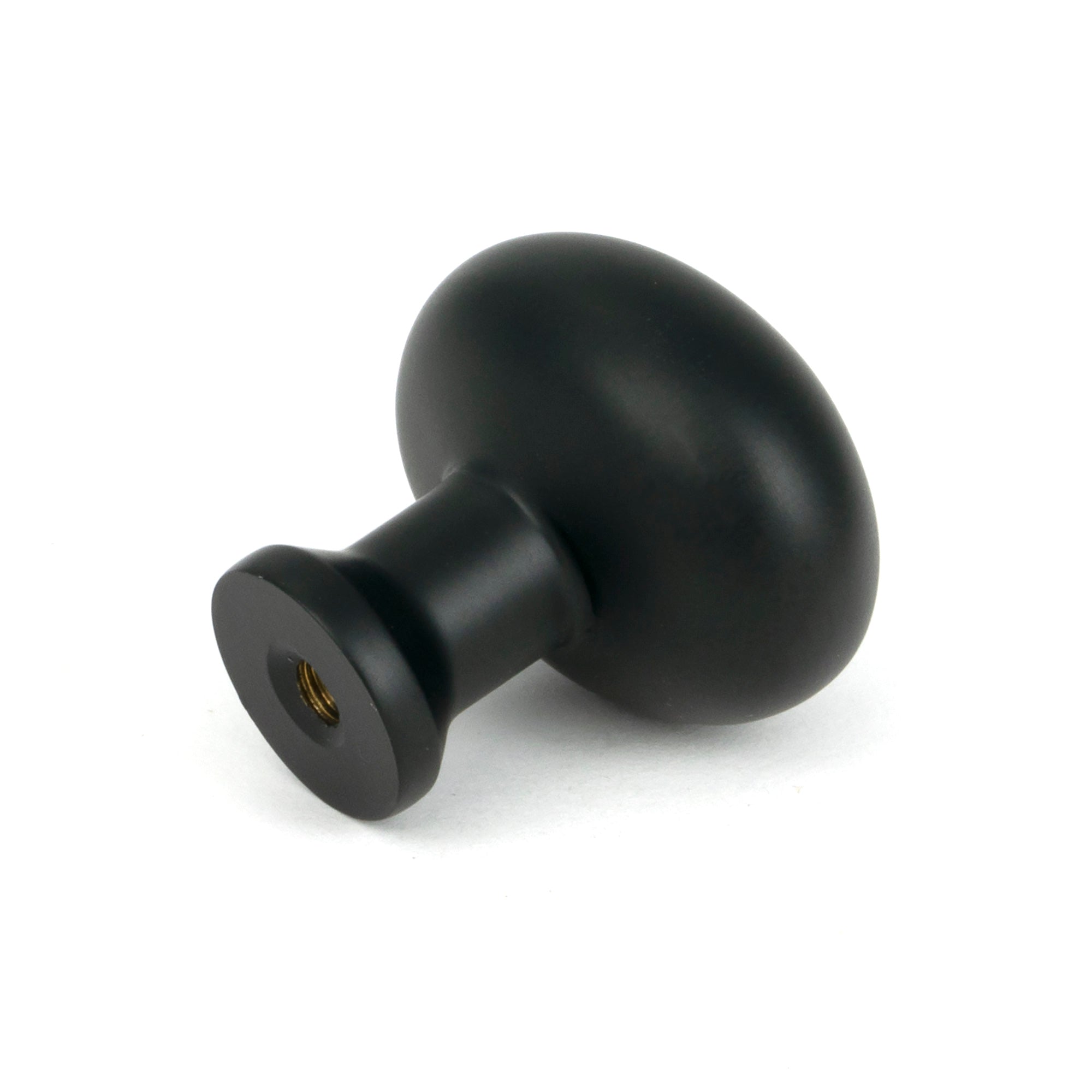 Matt Black Moore Cabinet Knob - 38mm - Cabinet Knobs - From The Anvil - Yester Home