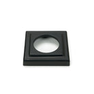 Matt Black Newbury Lever on Rose Set (Square) | From The Anvil - Concealed - From The Anvil - Yester Home