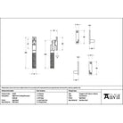 Matt Black Night-Vent Locking Brompton Fastener - Night-Vent Fasteners - From The Anvil - Yester Home