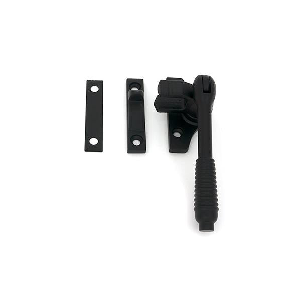 Matt Black Night-Vent Locking Reeded Fastener (Steel Window) - Night-Vent Fasteners - From The Anvil - Yester Home