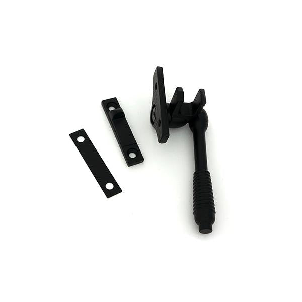 Matt Black Night-Vent Locking Reeded Fastener (Steel Window) - Night-Vent Fasteners - From The Anvil - Yester Home