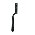 Matt Black Reeded Espag - LH - Espag. Fasteners - From The Anvil - Yester Home