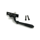 Matt Black Reeded Espag - LH - Espag. Fasteners - From The Anvil - Yester Home