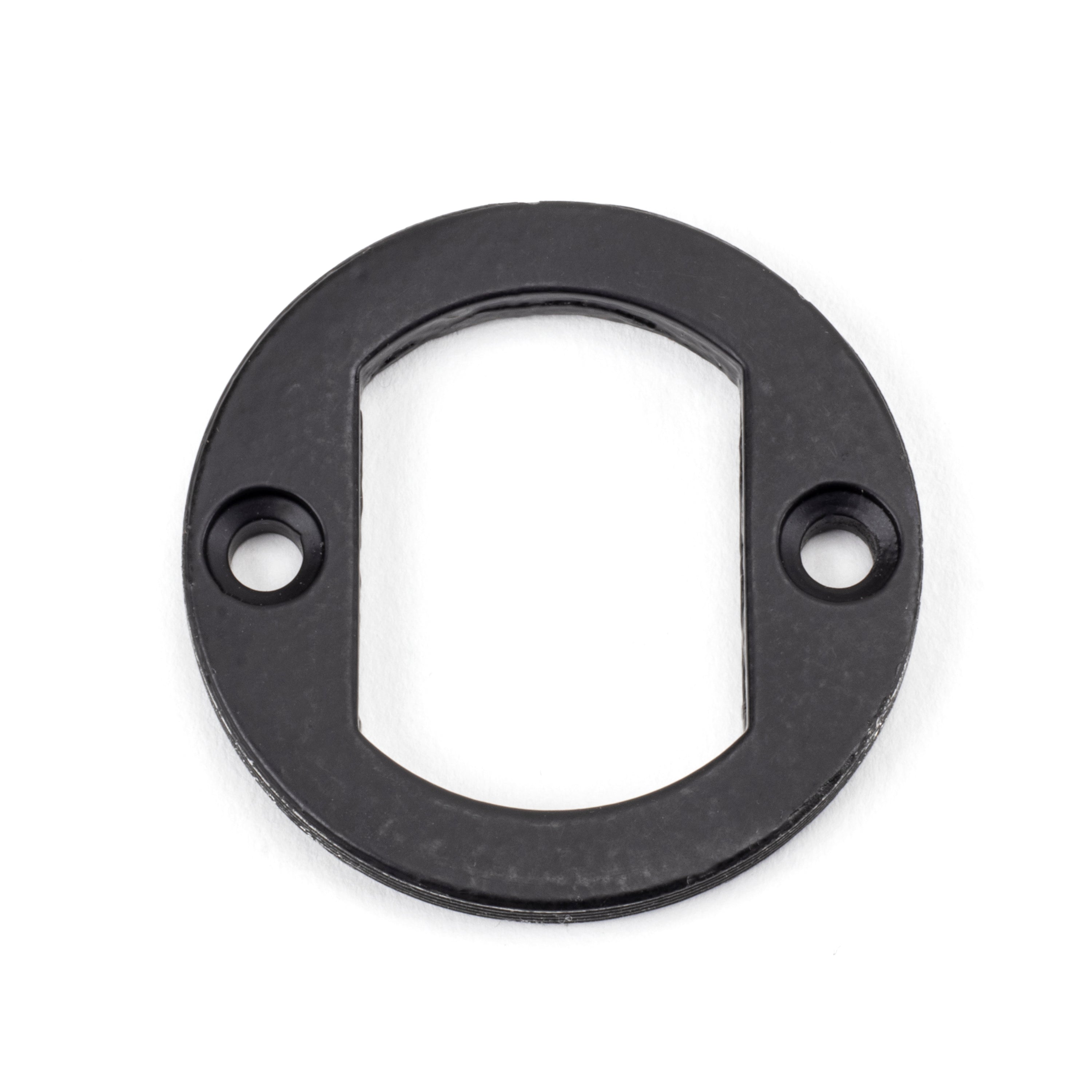 Matt Black Round Escutcheon (Beehive) | From The Anvil-Escutcheons-Yester Home