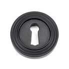 Matt Black Round Escutcheon (Beehive) | From The Anvil - Escutcheons - From The Anvil - Yester Home