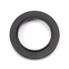 Matt Black Round Escutcheon (Plain) | From The Anvil-Escutcheons-Yester Home