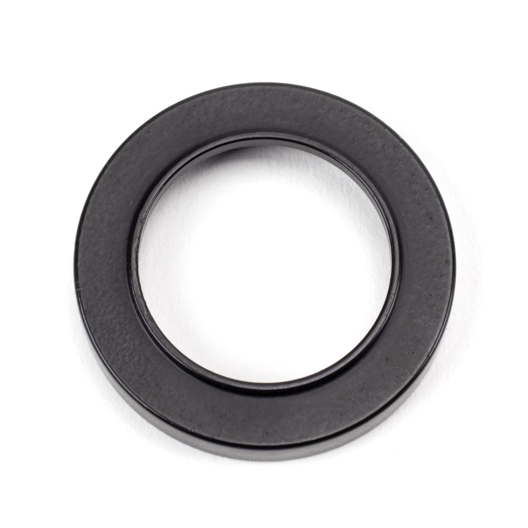 Matt Black Round Euro Escutcheon (Plain) | From The Anvil - Euro Escutcheons - From The Anvil - Yester Home