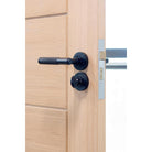 Matt Black Round Thumbturn Set (Art Deco) | From The Anvil-Thumbturns-Yester Home