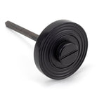 Matt Black Round Thumbturn Set (Beehive) | From The Anvil-Thumbturns-Yester Home