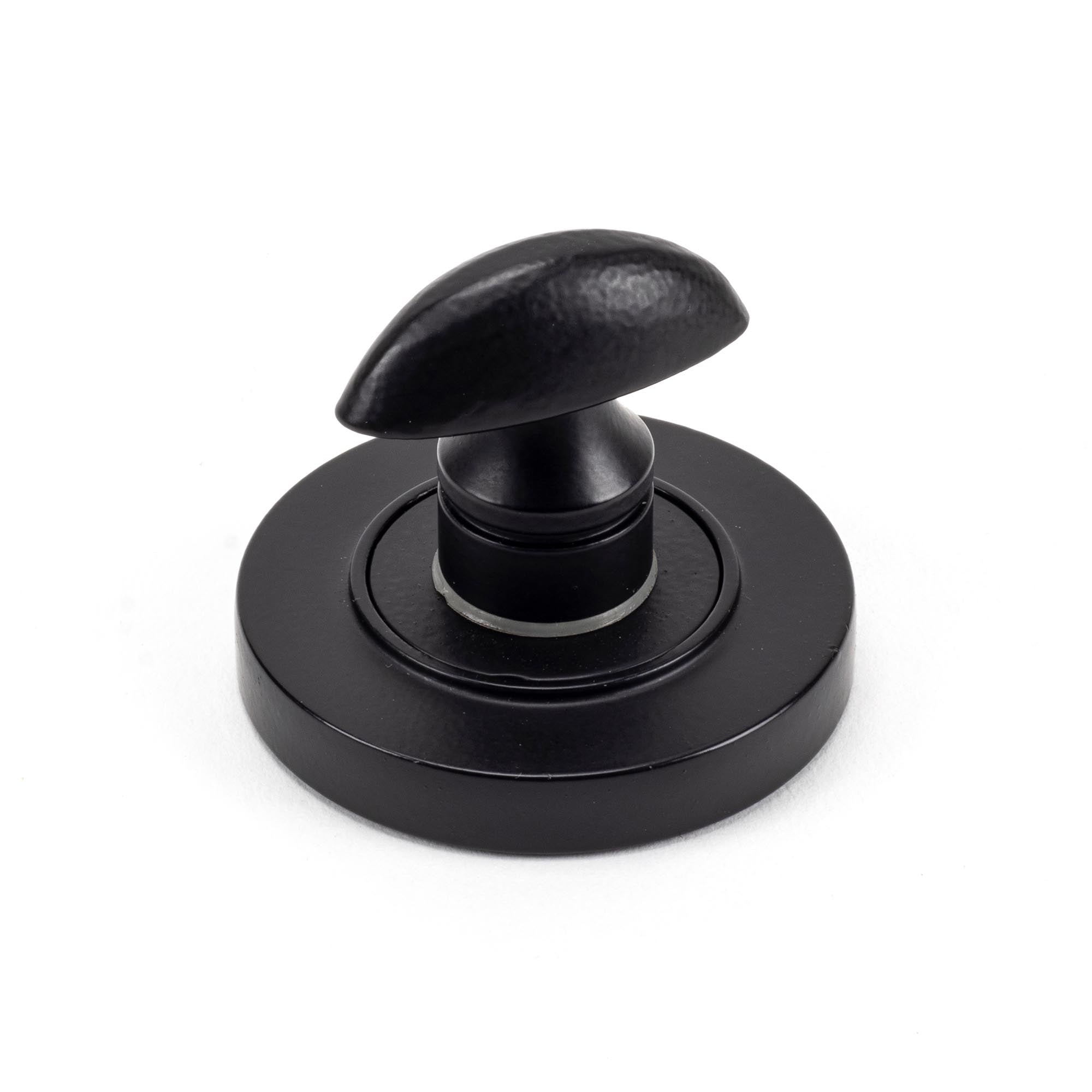 Matt Black Round Thumbturn Set (Plain) | From The Anvil - Thumbturns - From The Anvil - Yester Home