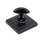 Matt Black Round Thumbturn Set (Square) | From The Anvil-Thumbturns-Yester Home