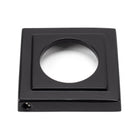 Matt Black Round Thumbturn Set (Square) | From The Anvil-Thumbturns-Yester Home