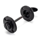 Matt Black Round Thumbturn Set (Square) | From The Anvil-Thumbturns-Yester Home