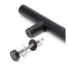 Matt Black SS (304) 100mm Bolt Fixings for T Bar (2) | From The Anvil - Door Pull Handles - From The Anvil - Yester Home