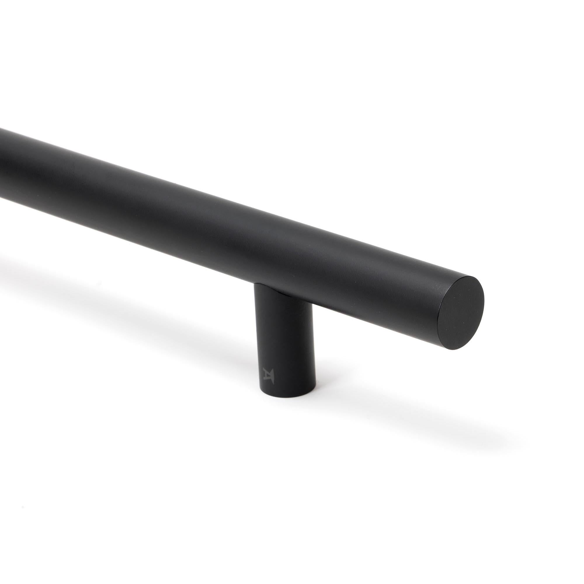 Matt Black SS (316) 0.6m T Bar Handle Bolt Fix 32mm Ø | From The Anvil - Door Pull Handles - From The Anvil - Yester Home